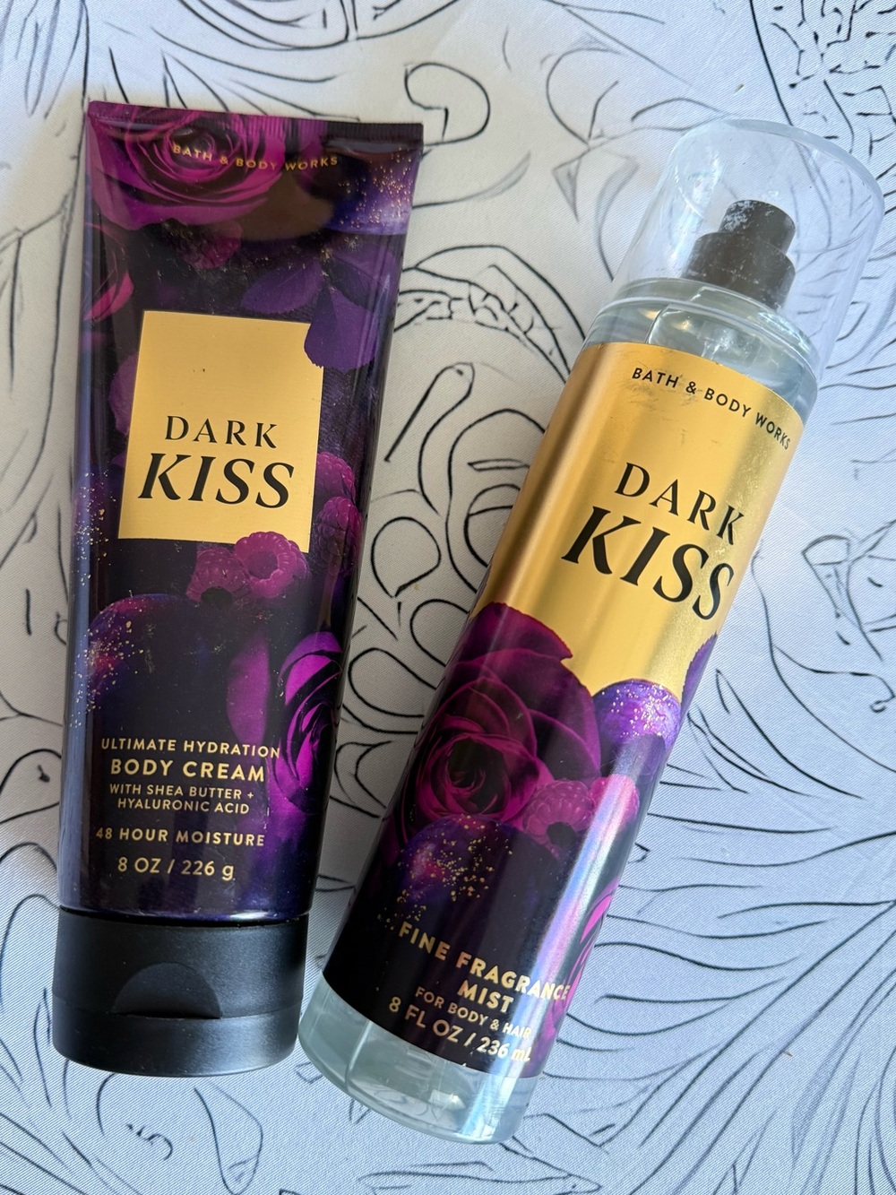 Bath and Body Works Dark Kiss Set